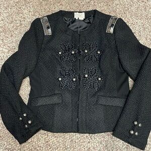 Kate spade wool embellished blazer